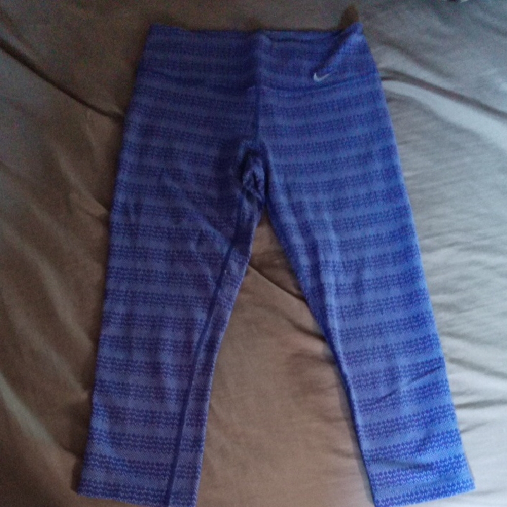 Nike Kids Purple Patterned Leggings